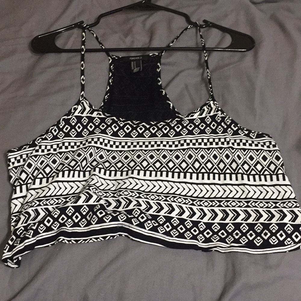 Flowy crop top